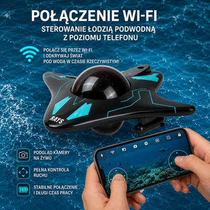 Zdalnie Sterowana Łódź Podwodna z Kamerą